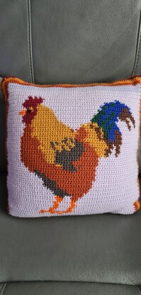 Rooster cushion