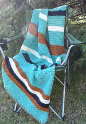 Lakeside S'mores Camp Blanket