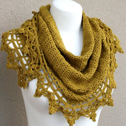 Olive Leaf Shawl