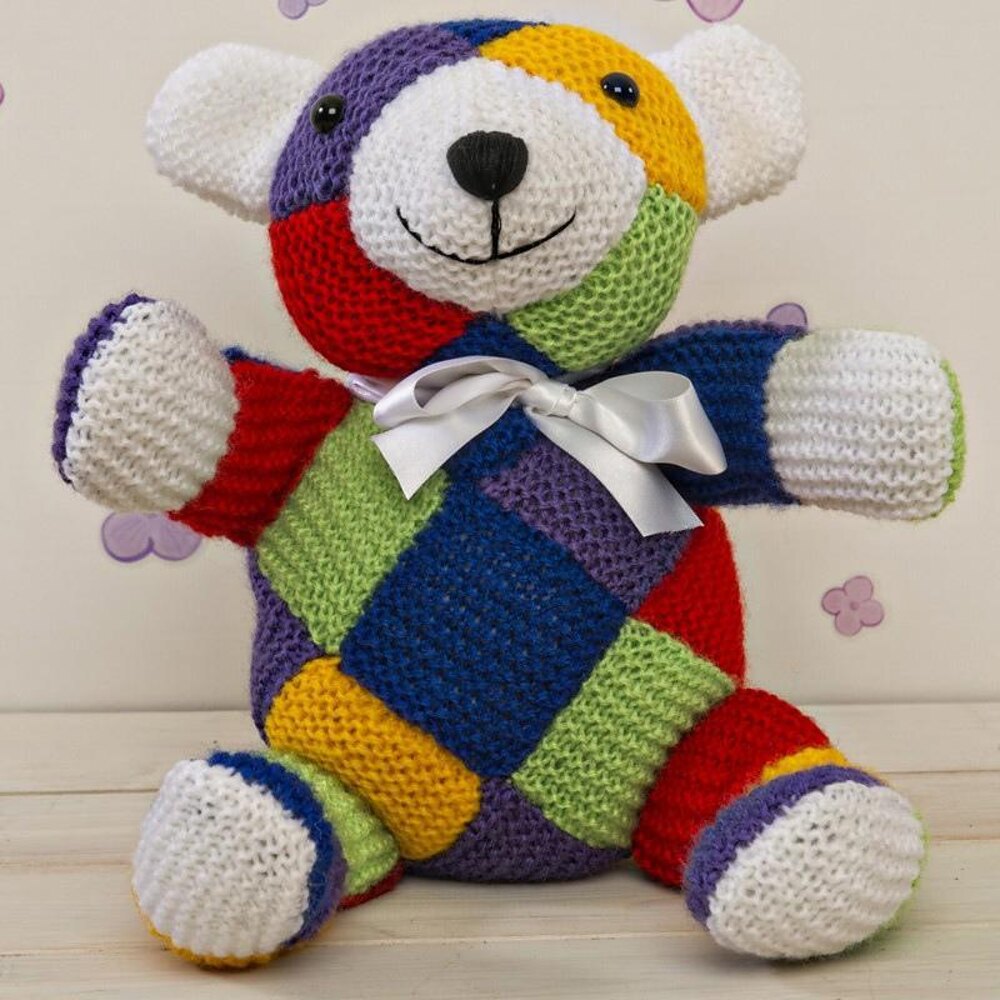 Knitted teddy deals bears for sale