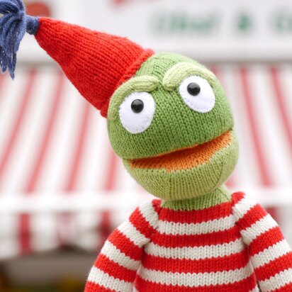 Poldi the Frog / Frosch Poldi - knitting pattern