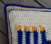 Hanukkah Menorah Pillow