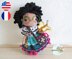 Doll crochet pattern tutorial Mirabel amigurumi