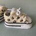 Leopard print baby shoes sneakers