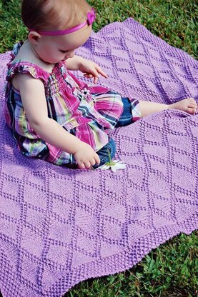 Sweet Lattice Baby Blanket