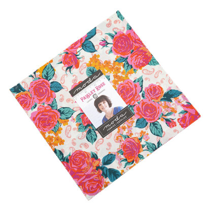Moda Fabrics Paisley Rose 10" Square