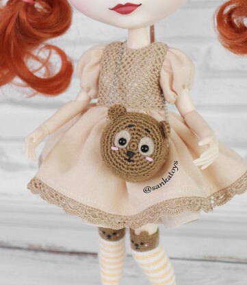 Bear outfit for Blythe doll