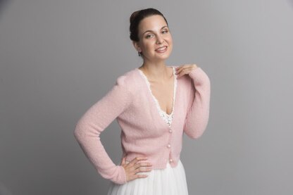 Cardigan with knots for brides