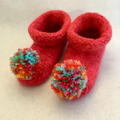 Kids Felted Booties