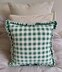 Gingham crochet cushions