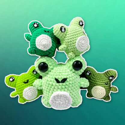 Stress Ball, Frog Crochet pattern by Codi Hudnall