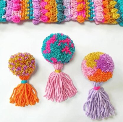 Bright Bobbles Stocking