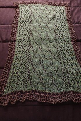 Sea Glass and Sand Shawl