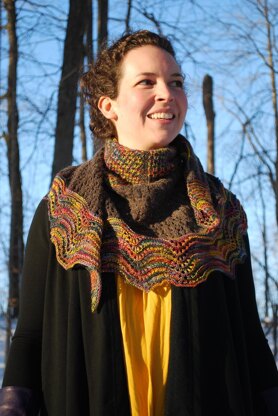 Cineprismatic Shawl