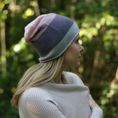 Striped Cashmere Beanie