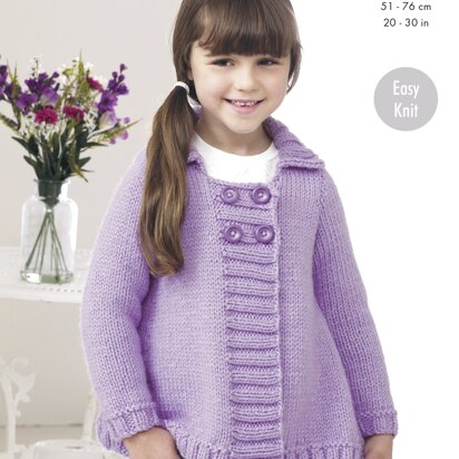 Jackets in King Cole Comfort Chunky - 4436 - Downloadable PDF