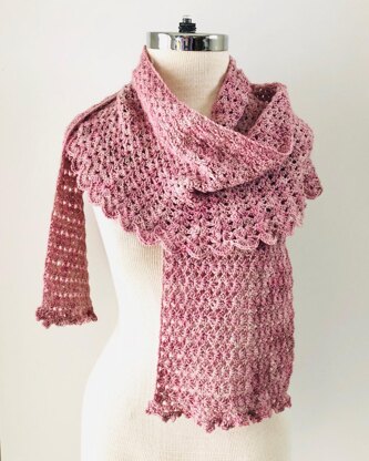 Elegant Lace Shawl Scarf