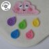 Sky Collection Applique/Embellishment Crochet * Rainbow, Shooting Star, Sun, Moon, & Rainbow Rain Cloud including free base square pattern