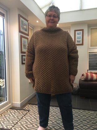 Chunky knit ladies jumper