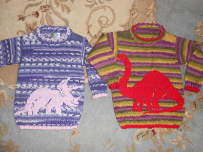dinosaur jumpers for charity.