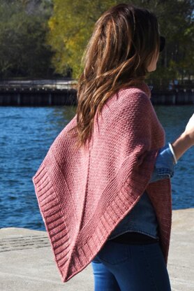 Purl Dust Poncho