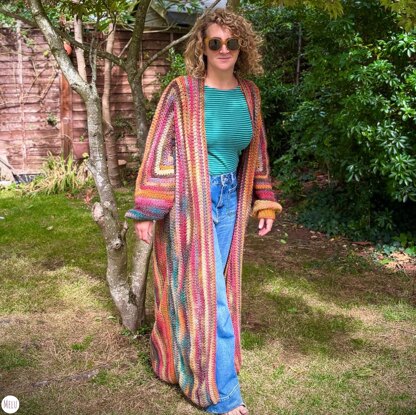 Winterbrew Flexi Hexi Longline Cardi