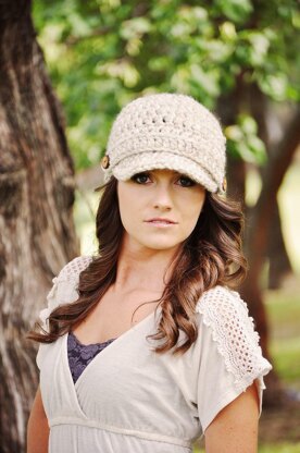 Basic Newsboy Hat/Pattern 001