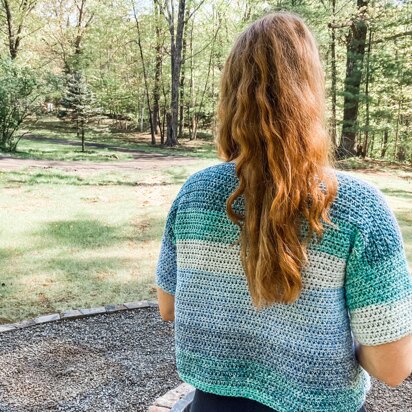 Tidepool Tee Summer Crochet Top Pattern