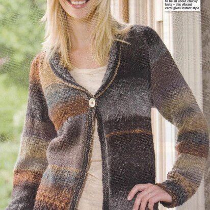 Shawl Textured Border Cardigan