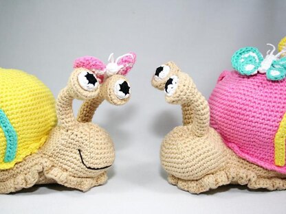 Snail - Doorstop, Stuffed Toy - Amigurumi