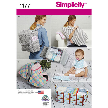 Simplicity Accessories for Babies 1177 - Paper Pattern, Size OS (ONE SIZE)