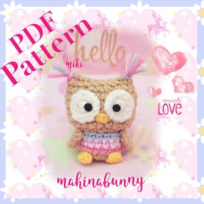 Cute and Kawaii Owl Amigurumi