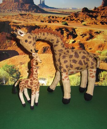 Giraffe Toy Georgina and Baby Georgie