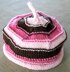 Pink And Brown Baby Hat