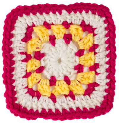 Bright Eyes Baby Blanket in Red Heart With Love Solids - LW4634 - Downloadable PDF