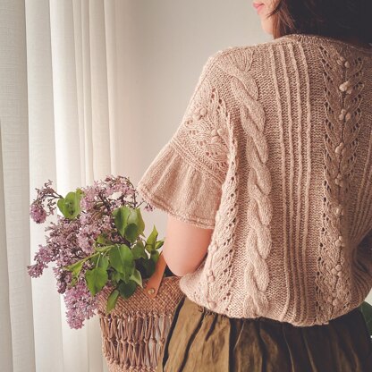 Faye Summer Top Knitting pattern by Irene Lin | LoveCrafts