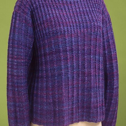 Twist Rib Pullover #141 - knitting pattern