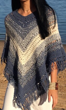 Boho Poncho Crochet Pattern