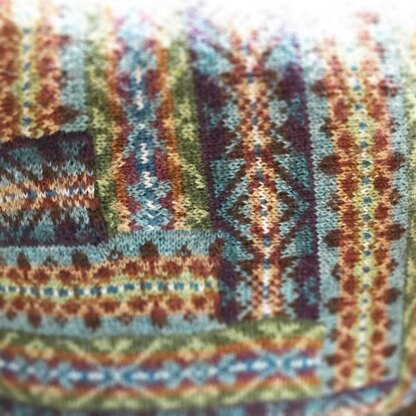 Folk Fairisle Cushion