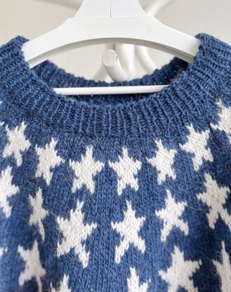 US Flag Icelandic Lopapeysa Sweater