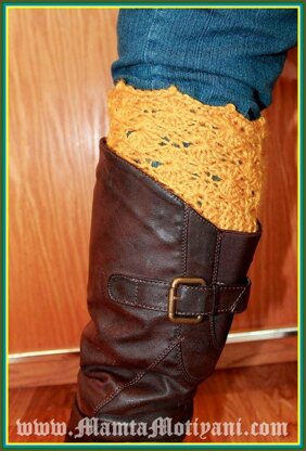 Diane Crochet Boot Cuffs Pattern Stylish & Cool