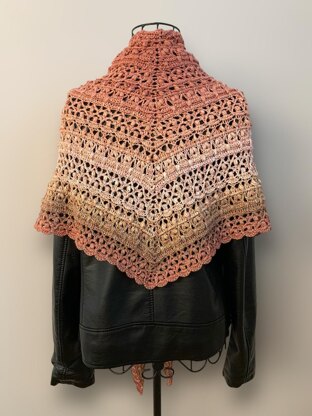 Flat Triangular Scarf "Despina"