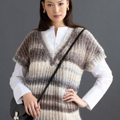 Clove Vest in Noro Okunoshima - 03 - Downloadable PDF