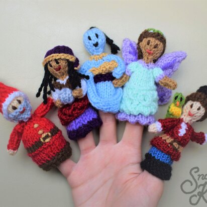Super-Speedy Finger Puppets Knitting Pattern Snoo's Knits - knitting pattern