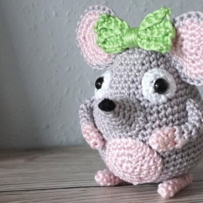 Häkelanleitung Amigurumi Mäuschen Lou