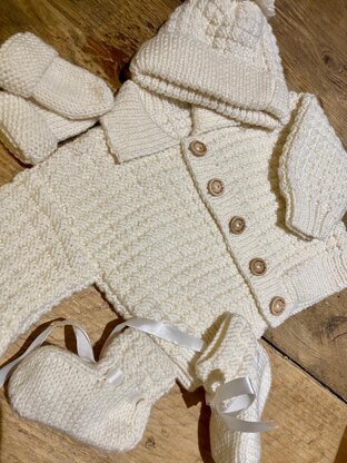 Baby cardigan & hat