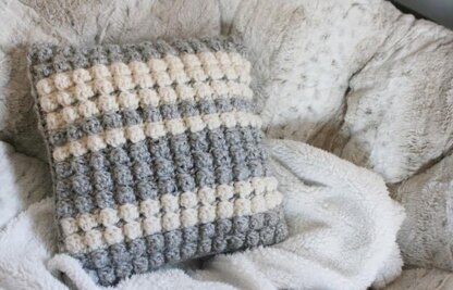 Striped Bobble Pillow