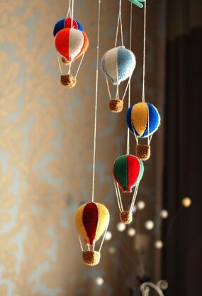 Baby Mobile, Hot Air Balloon Nursery Decor