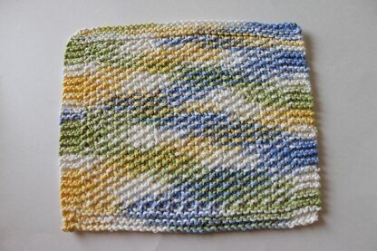 Simple Seed Stitch Dishcloth