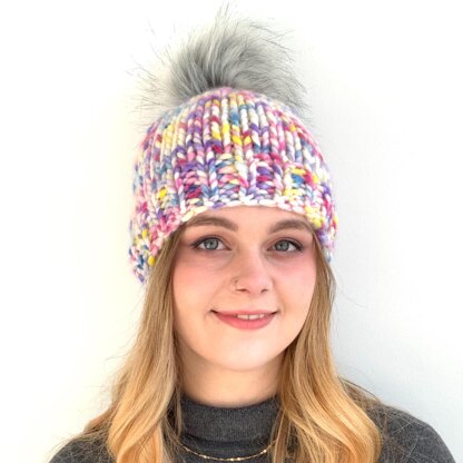 “Joy” Pompom Hat